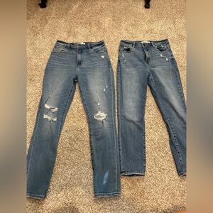 2 jeans Abercrombie & Fitch Light Blue High Rise Jeans